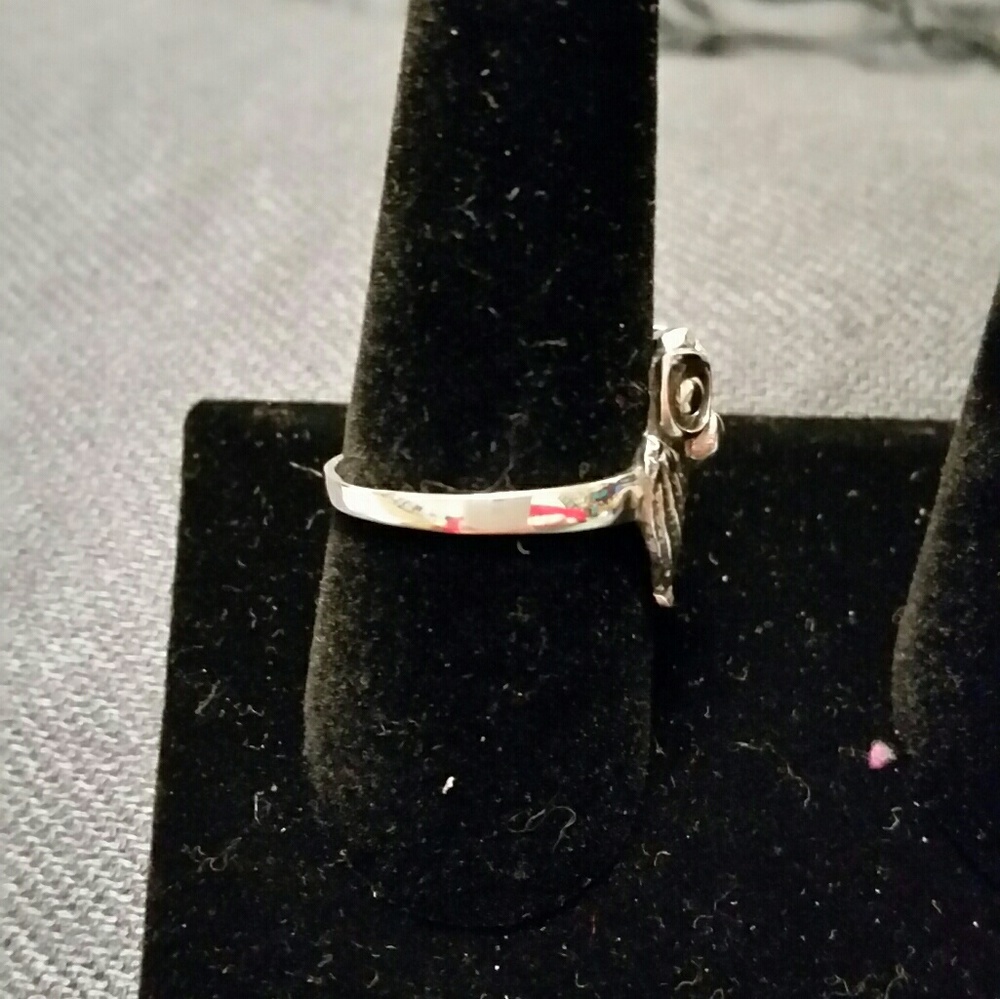 .925 Sterling Silver Owl Ring - Picture 3 of 8
